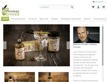 Tablet Screenshot of premium-olivenoel.de